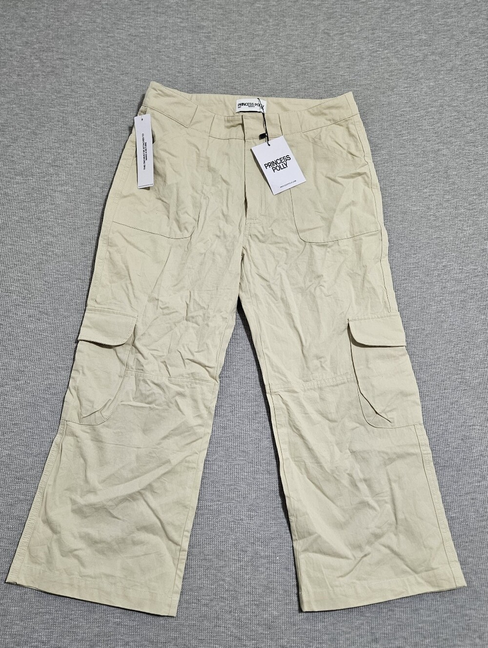 Nwt Princess Polly Beige Cargo Carpis Pants Size 2